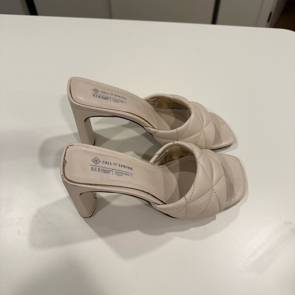 Call It Spring Shoes - Call It Spring Pillow Heels Size 7